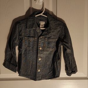 Boys Button Down Long sleeve 18 months